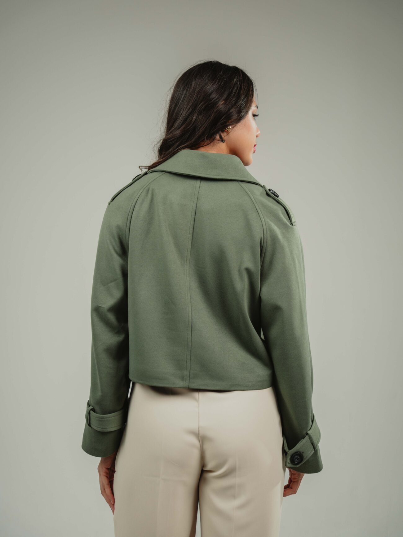 SHORT TRENCH COAT - Image 5