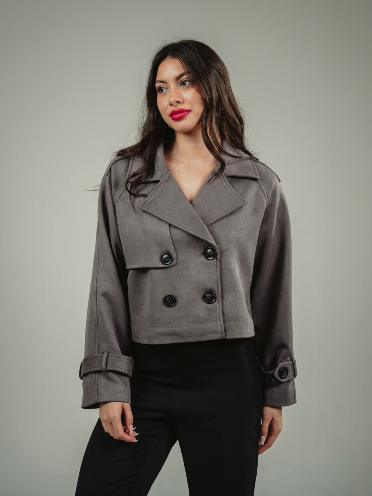 SHORT TRENCH COAT