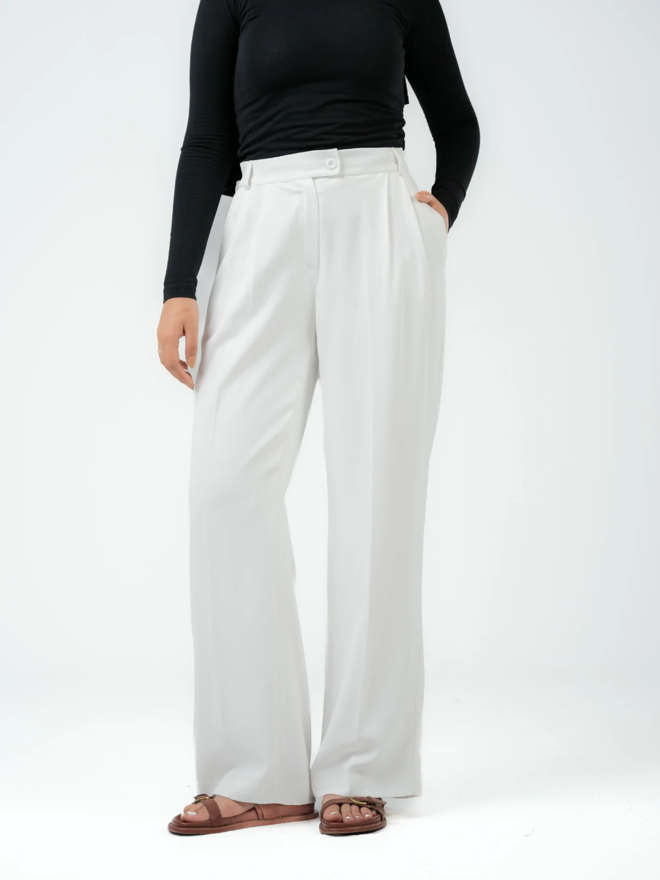 FLOWY WIDE LEG PANTS
