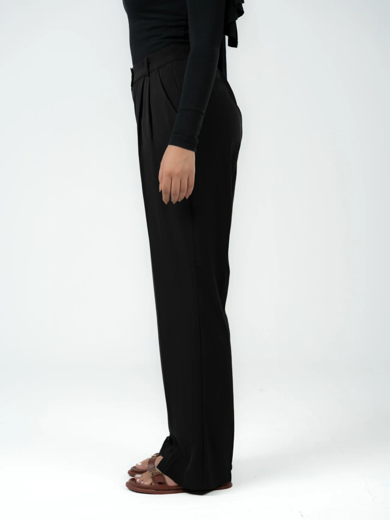 FLOWY WIDE LEG PANTS - Image 2