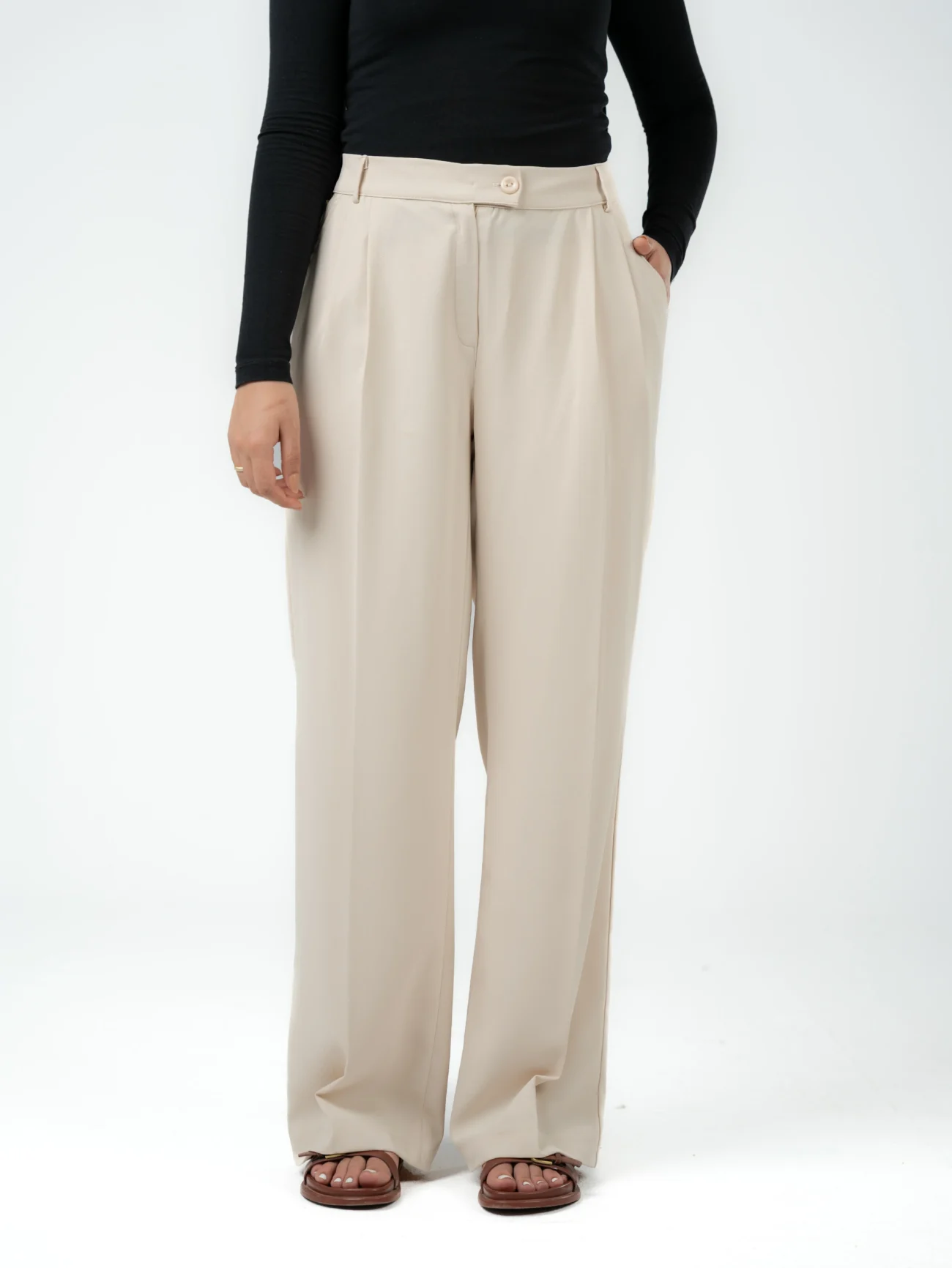 FLOWY WIDE LEG PANTS
