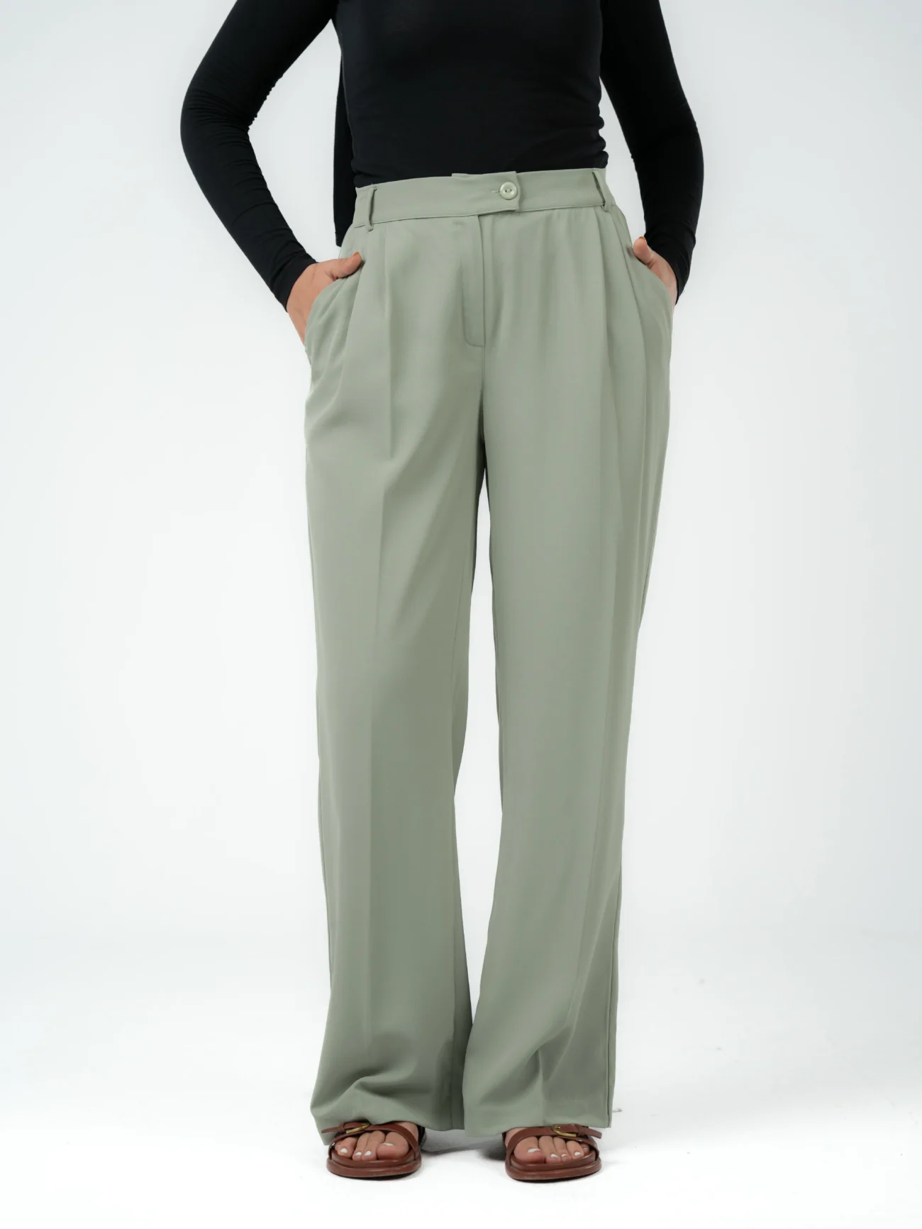 FLOWY WIDE LEG PANTS