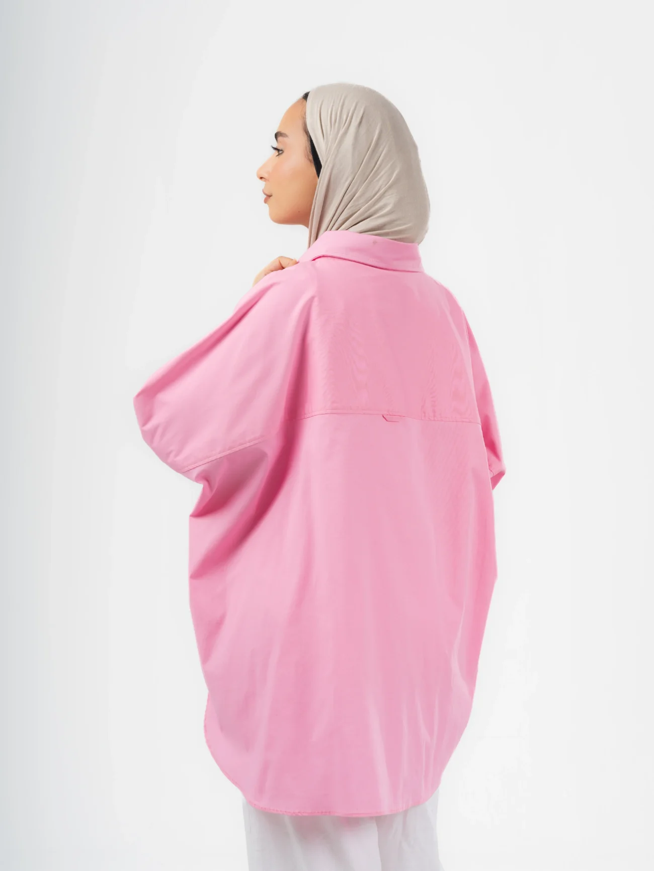 OVERSIZED PINK SHIRT - Image 2