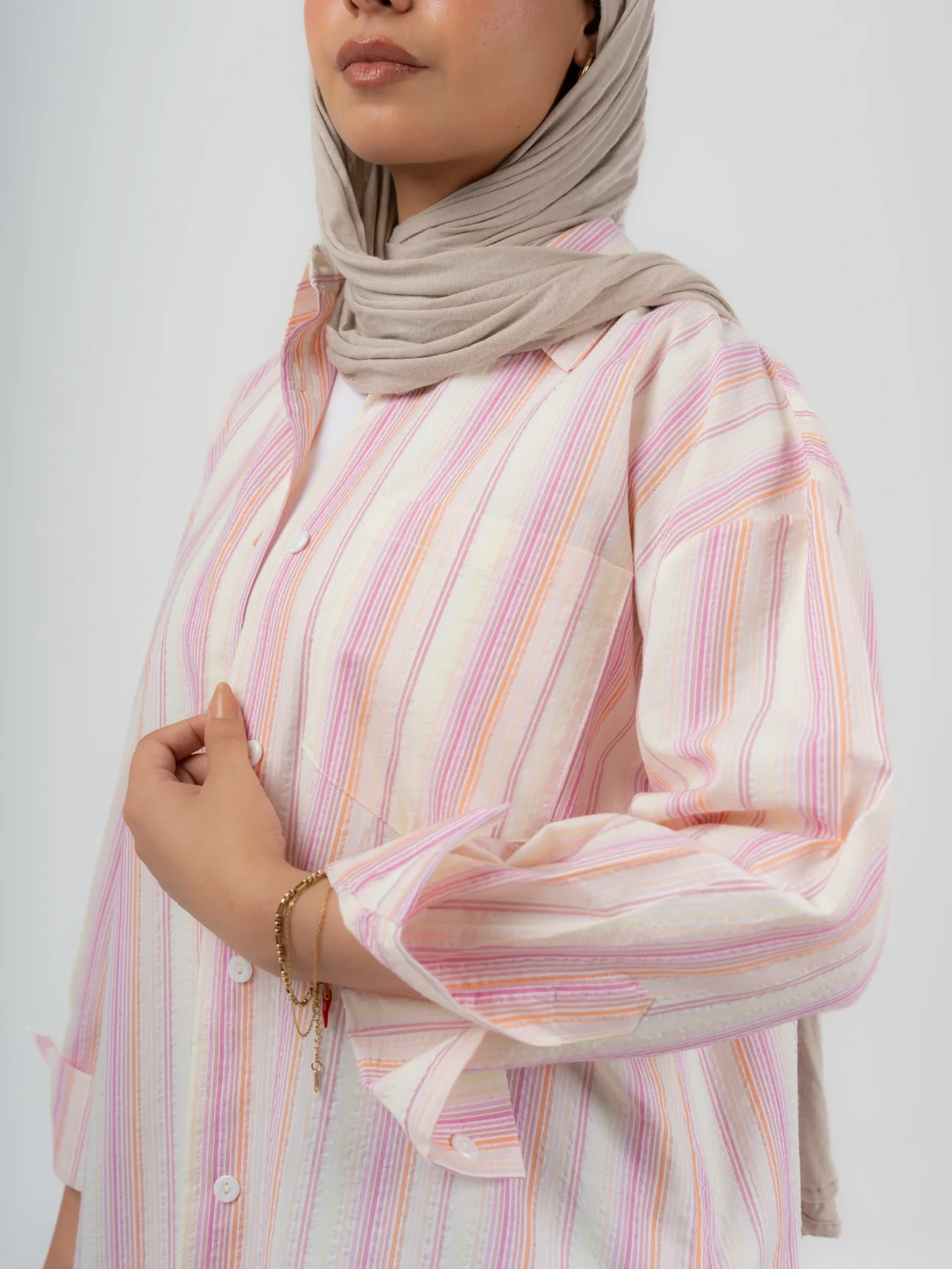 PASTEL STRIPED SHIRT - Image 2